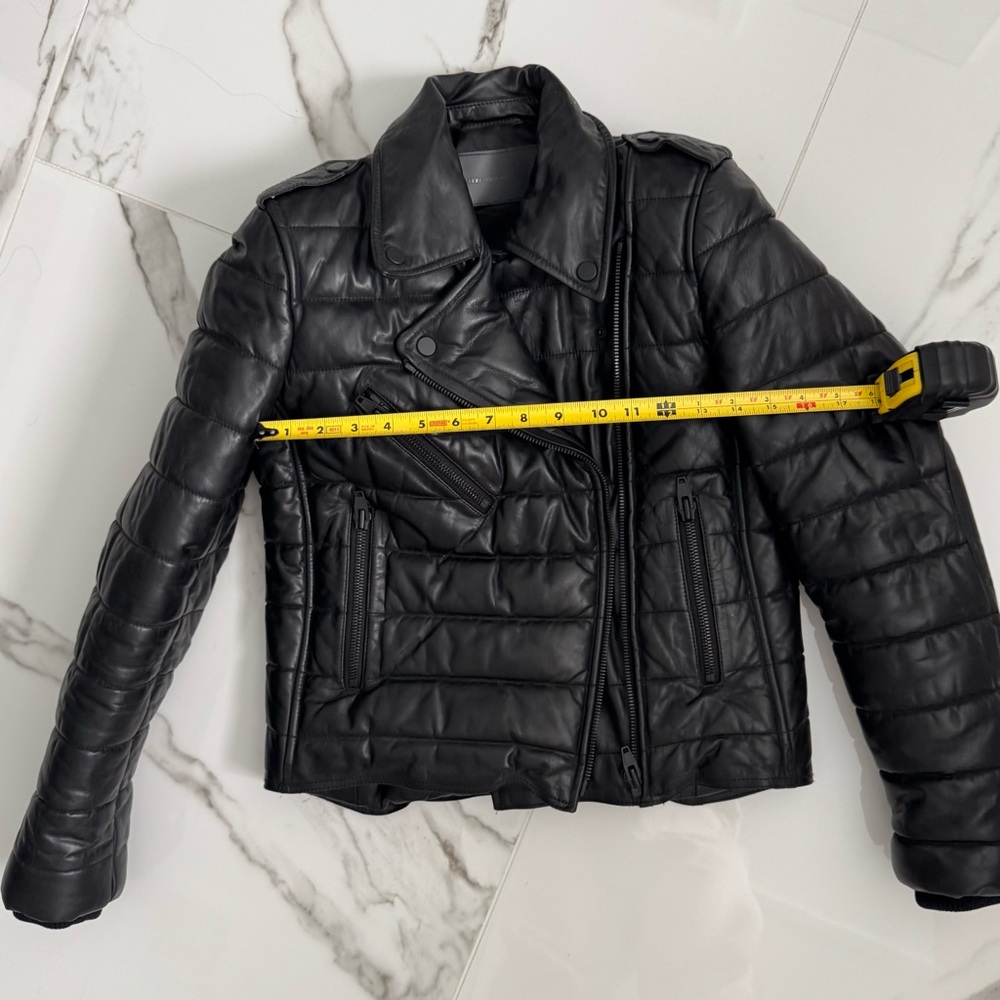 ALEXANDER WANG X H&M LEATHER BOMBER JACKET - Picture 10 of 11